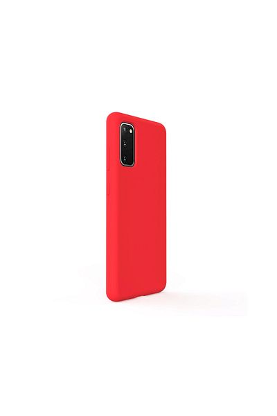 lemontti Case Samsung Galaxy S20 Lemontti Liquid Silicon Red