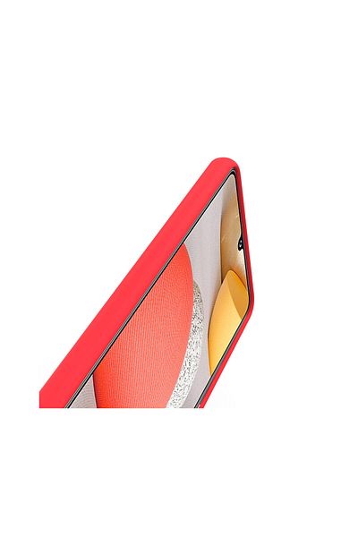 lemontti Case Samsung Galaxy A42 5G Lemontti Liquid Silicon Red