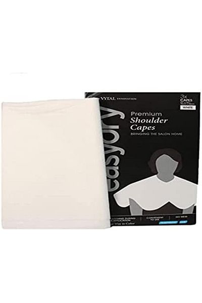 Easydry Premium Shoulder Capes - White For Unisex 1 Pc Cape