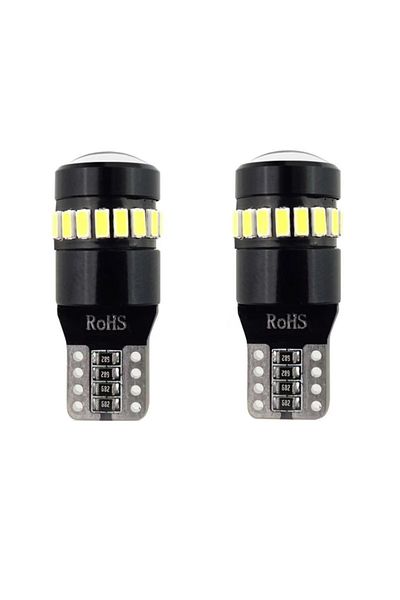 OEM LED CANBUS T10 W5W 19 SMD White 12V Car Bulb Set