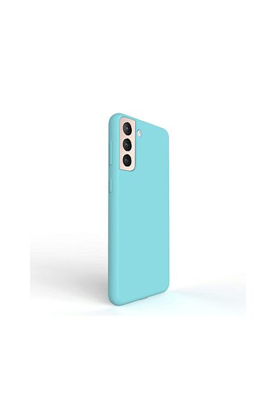 lemontti Husa Samsung Galaxy S21 Liquid Silicon Tiffany Blue