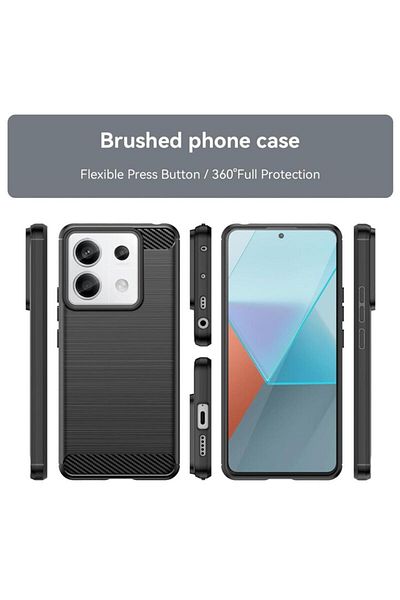 lemontti Carbon Pro Case Xiaomi Redmi Note 13 5G Black