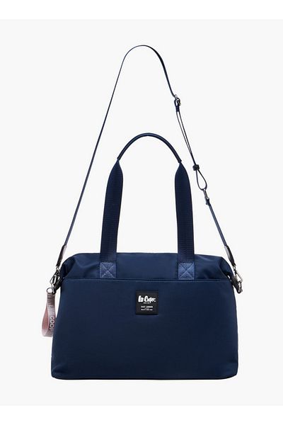 Lee Cooper Women's Logo Applique Tote Bag with Zip Closure