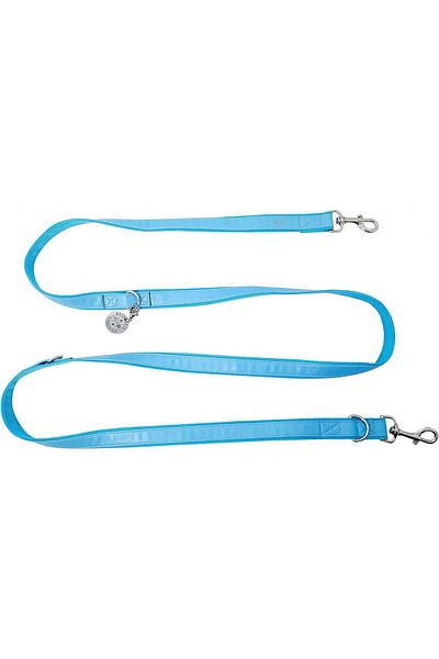 Roth & Bock lesă pentru câini, piele PU, albastră, 200 cm