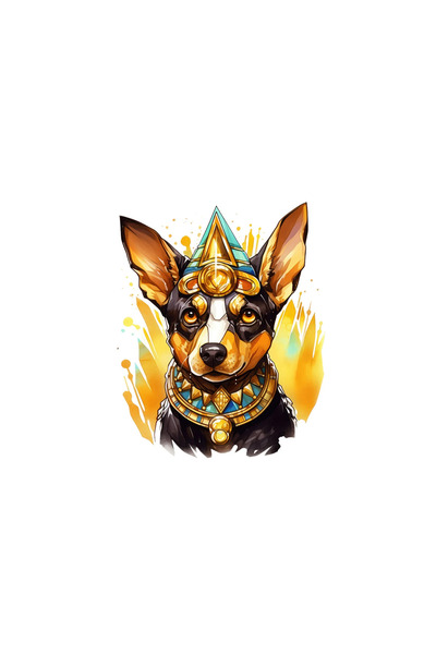 INOVATIX Σετ 8 τεμαχίων, αυτοκόλλητο σκύλου αιγυπτιακού τσιουάουα, INOVATIX®....