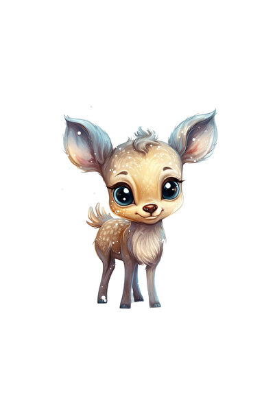 INOVATIX Σετ 8 τεμαχίων, Αυτοκόλλητο Αθώο Ελάφι, INOVATIX®. 6 εκ.