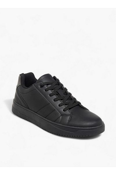 LBL by Shoexpress Men's Panelled Lace-Up Sneakers