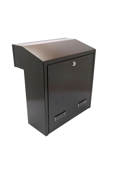 damech Mailbox, Brown, Format C4, 37.5x23x40 Cm,