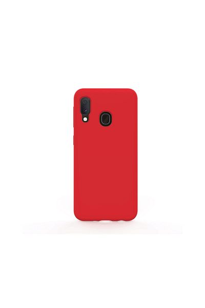 lemontti Case Samsung Galaxy A20e Lemontti Liquid Silicon Red