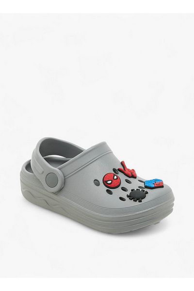 Marvel Boys Spider-Man Applique Clogs with Backstrap