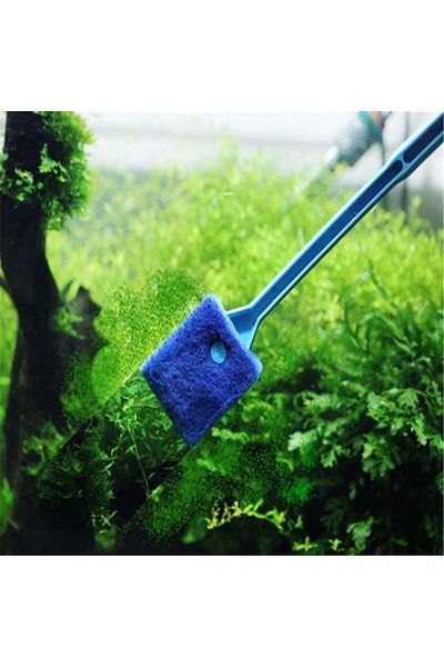 DIGILINE Digiflex aquarium cleaning sponge, plastic/textile, blue, 30 cm