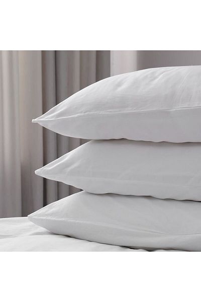 happynest Chicken Pillow, With 30% Goose Down, 40x40 Cm, Oeko Tex Cotton Cover, White