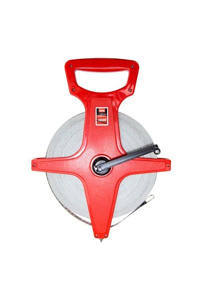 beorol Fiber tape measure, 100 m, with handle, Beorol
