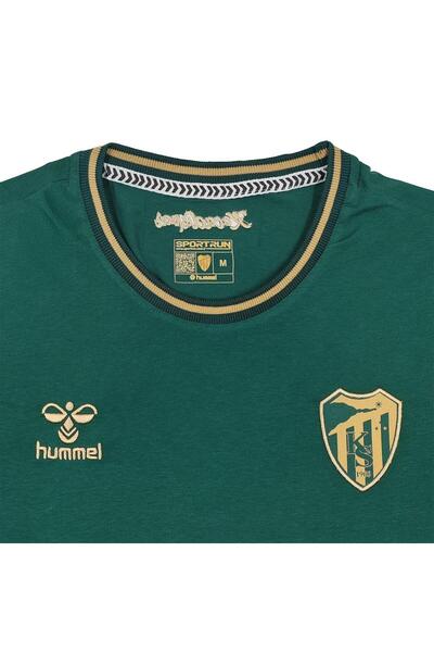 hummel Kocaelispor Lisanslı Hml Bisiklet Yaka T-Shirt Zümrüt
