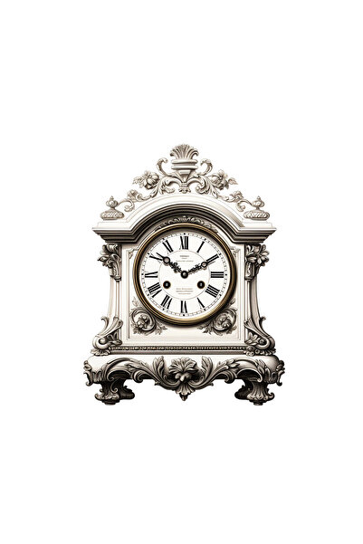 INOVATIX Set of 8 pieces, Sticker Vintage Bartolomeu Clock, INOVATIX®. 6 cm