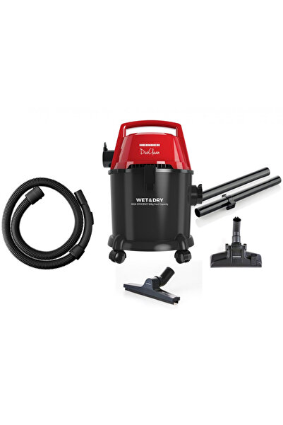 Heinner Multifunctional wet/dry vacuum cleaner HEINNER HVC-MWD1400P-BK, 1400W, 15L, black/red