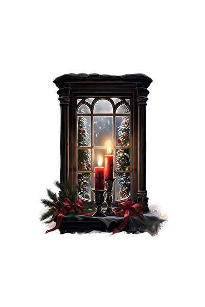 INOVATIX Set of 8, Christmas Window Sticker, INOVATIX®. 6 cm