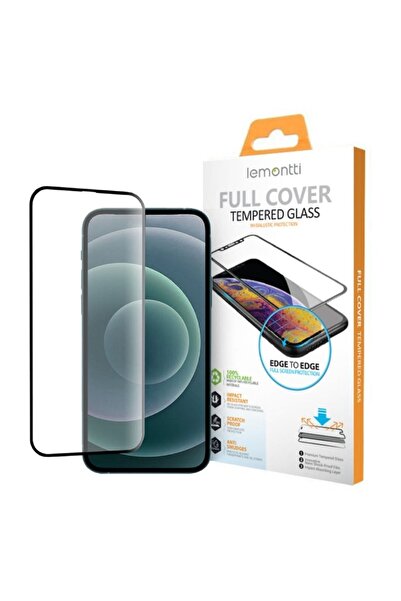 lemontti Folie Sticla Full Fit iPhone 16 Negru