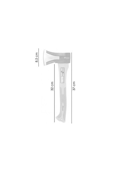 richmann exclusive Topor pentru despicat, coada fibra, maner cauciucat, 1 kg, 8.5x37 cm, Richmann Exclusive