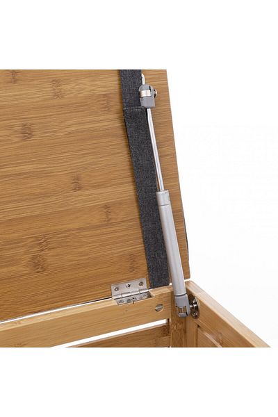 5five Simple Smart Σκαμπό Zian, μπαμπού, αποθηκευτικός χώρος, 35 x 35 x Υ 49 εκ.