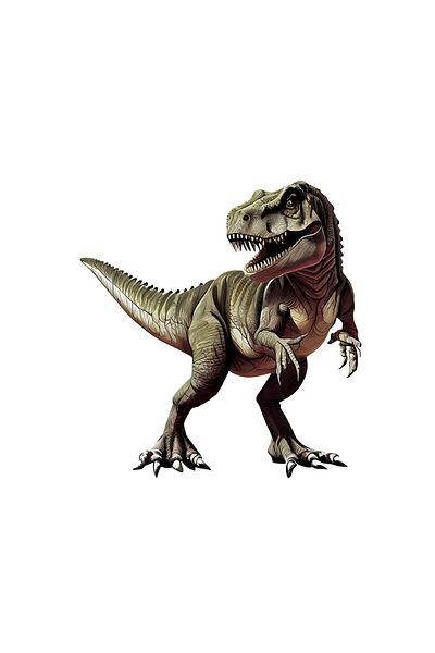 INOVATIX Set de 8 piese, autocolant dinozaur tiranozaur, INOVATIX®. 6 cm
