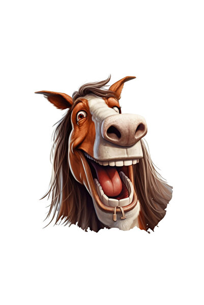 INOVATIX Set de 8 bucăți, stickere Crazy Horse, INOVATIX®. 6 cm