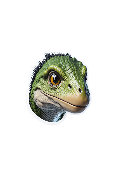 INOVATIX Set de 8 autocolante cu dinozaur Titanus, INOVATIX®. 6 cm