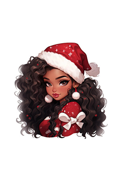 INOVATIX Set de 8 piese, autocolant brunetă cu cercei de Crăciun, INOVATIX®. ...