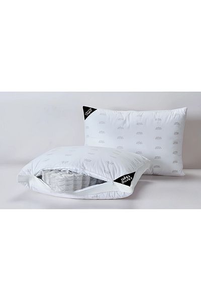 duvet The smart spring pillow gives you perfect support for your head and neck.