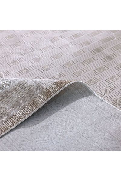Danube Home Pearl Artsilk Rug Polyester Area Rug Floor Covering L300xW200cm-Gold Multi