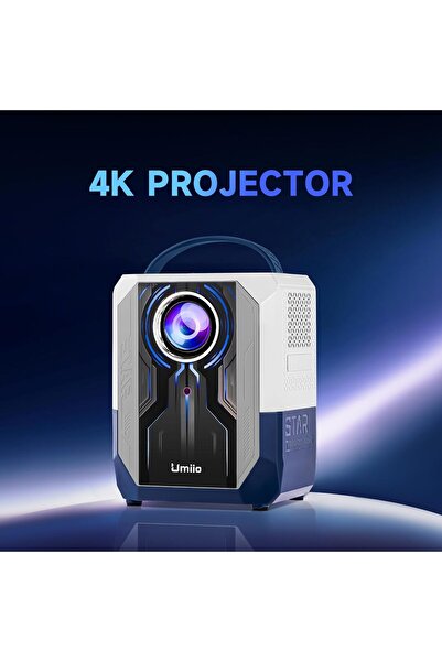 Generic Q5 Portable Smart Home Theater 4K Projector, Wi-Fi 5G, Bluetooth, Android and iOS Screen Mirroring V