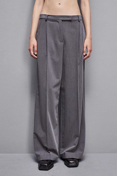 Patrizia Pepe WIDE PANTS - PATRIZIA PEPE - 38, GRAY