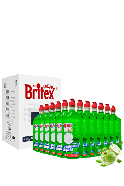Britex 12 Pack of Britex Dishwashing Liquid with Moisturizing Glycerin " Fres...