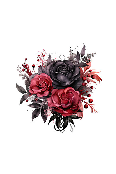 INOVATIX Set de 8 autocolante buchet Naide, INOVATIX®. 6 cm