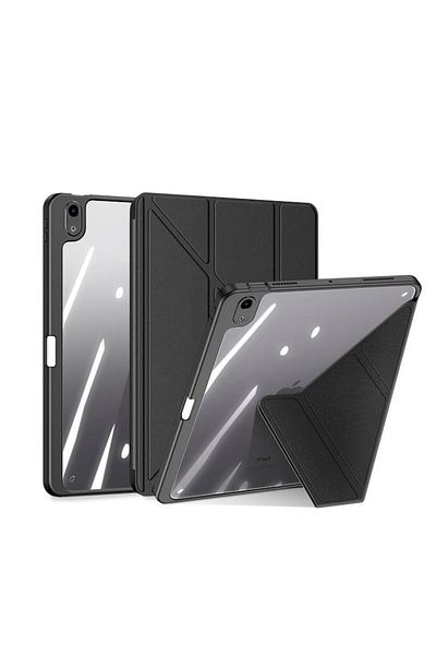 Gtech Tablet Case G-Tech Magi Dux Ducis Folding Stand, Compatible with Apple iPad 10 2022, 10.9 inch,Clear