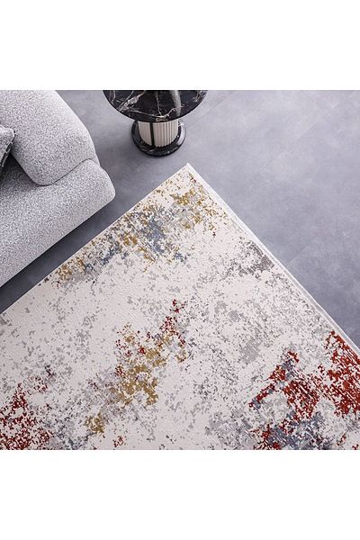 Danube Home Luxura Artsilk Modern Contemporary Rug Acrylic Area Rug Floor Covering L300xW200cm-Multi Color