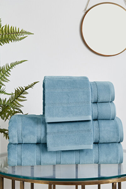 Özdilek Sadem Organic Stripe Hand and Face Towel 50X90 cm