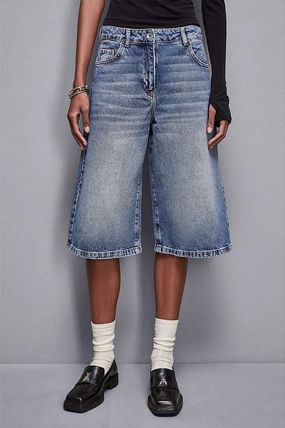 Patrizia Pepe BERMUDA VINTAGE REGULAR FIT - PATRIZIA PEPE - 27, ALBASTRU