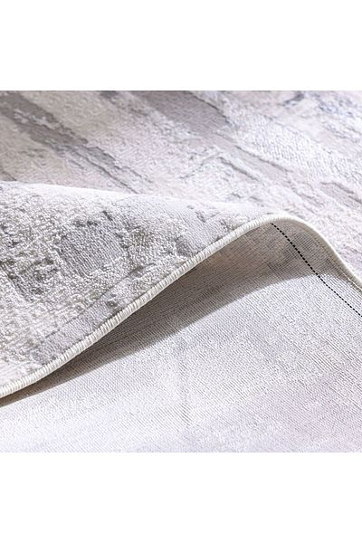 Danube Home Nowa Shine Rug Polypropylene + Polyester Area Rug Floor Covering L340xW240cm-Light Grey