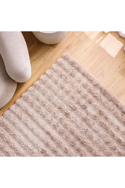 Danube Home Textra Soft Fur Design Rug Polyester Area Rug Floor Covering L230xW160cm-Beige