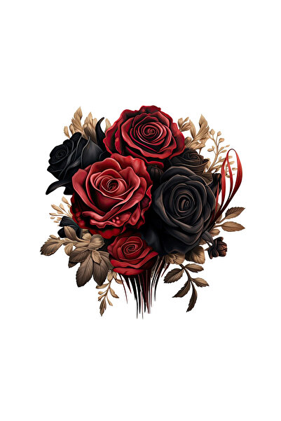 INOVATIX Set de 8 bucăți, autocolant buchet Afrodita, INOVATIX®. 6 cm