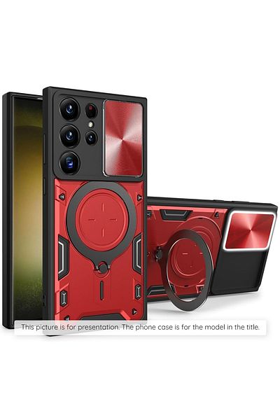 Techsuit Case for Realme C63 / C61 - Techsuit CamGuard Pro - Red