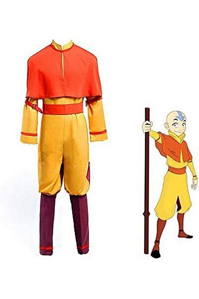 Jilijia Aang Cosplay Costume, size 2XL, Jilijia