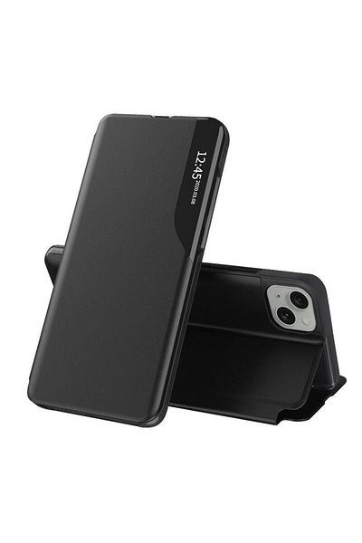 Techsuit Husă pentru iPhone 15 Plus - Seria Techsuit eFold - Neagră