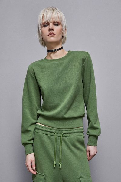 Patrizia Pepe BLUZĂ FĂRĂ SPATE - PATRIZIA PEPE - L, VERDE