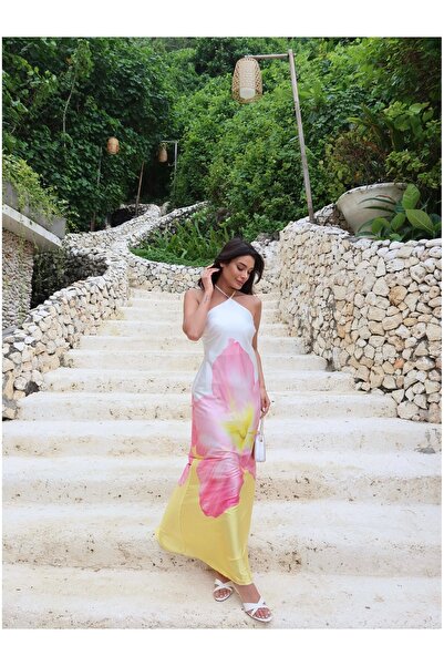 ESRAHELVACI Patterned Floral Eh Collection Dress