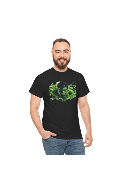 OEM Tricou personalizat Super Eroi Marvel, HULK, negru, marimea M