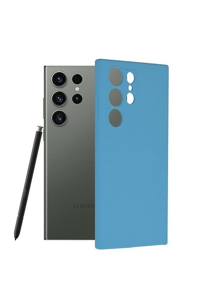 Techsuit Carcasă pentru Samsung Galaxy S23 Ultra - Techsuit Soft Edge Silicone - Albastru Denim