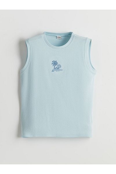 LC Waikiki Tricou pentru băiat, din bumbac, amestecat, cu broderie