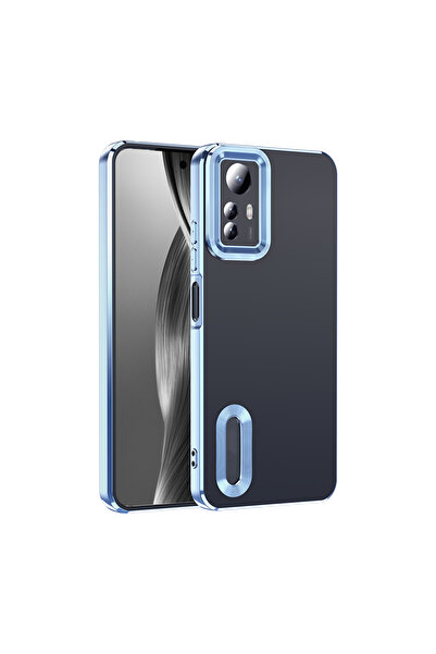 ZM STORE Xiaomi Redmi Note 12S Compatible Case Camera Protection Transparent Cover Featuring Logo Omega